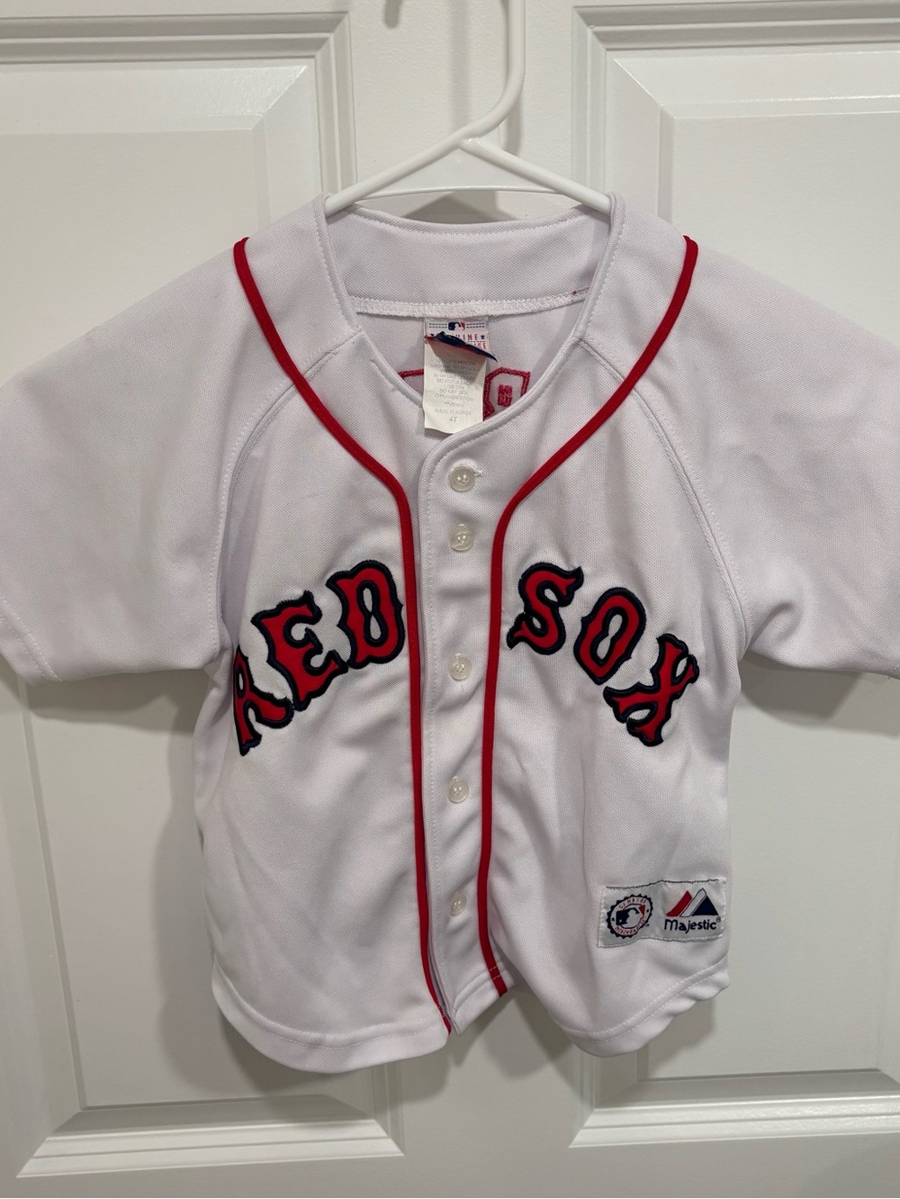 Majestic Boston Red Sox Jason Veritek #33 Baseball Jersey Boys U.S. 4T